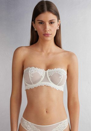 Intimissimi Biustonosz bardotka - elfenbein powder white