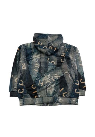 John Richmond Felpa con zip - blue