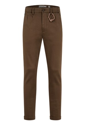 INDICODE JEANS, INKNUTZON CHINOHOSE - Pantalones chinos - teak