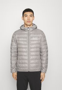 EA7 Emporio Armani JACKET - Páperová bunda - grigio chiaro