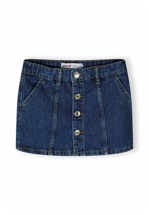 BUTTON UP - A-linjainen hame - blue denim