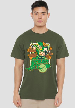 Cotton Soul, DC GREEN ARROW STARS - Print T-shirt - green