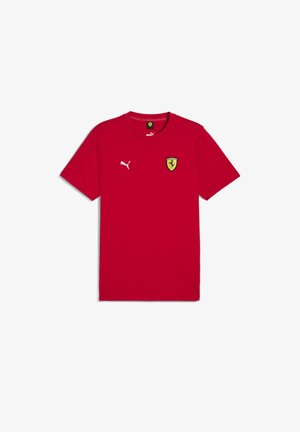 Puma SCUDERIA FERRARI RACE COLOUR SHIELD - Printtipaita - rosso corsa