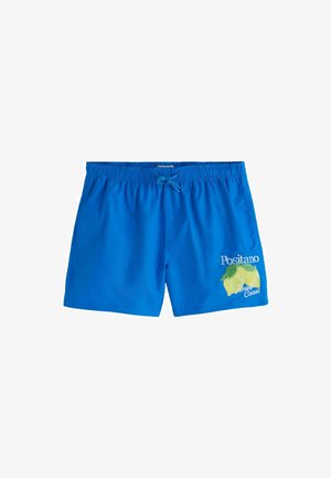 Next, REGULAR FIT - POSITANO EMBROIDERED - Badeshorts - blue