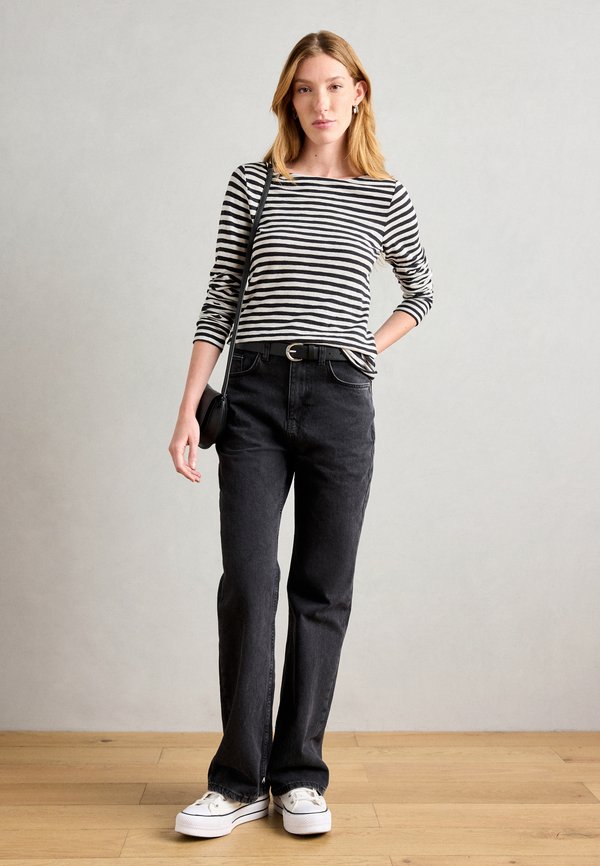 LONG SLEEVE BOAT NECK STRIPED - Long sleeved top - multi colour4