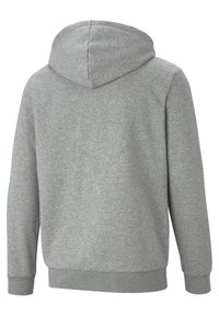 Puma BIG LOGO HOODIE - Mikina na zip - medium gray heather