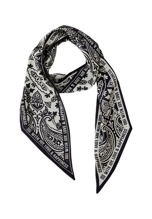 Écharpe - white black
