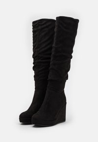 Anna Field Wide Fit Bottes à talons hauts - black
