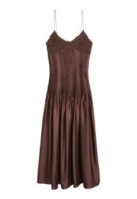 FLOWING MIDI WITH  - Cocktail dress / Party dress - bordeaux