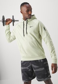 Nike Performance Mikina s kapucňou - olive aura/black
