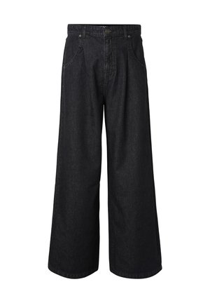 Urban Classics, PLEATED WITH LONG POCKET - Loose fit teksad - black washed