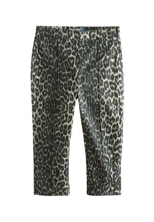 Next, PETITE FIT - CROP CAPRI  . - Nohavice - leopard print denim