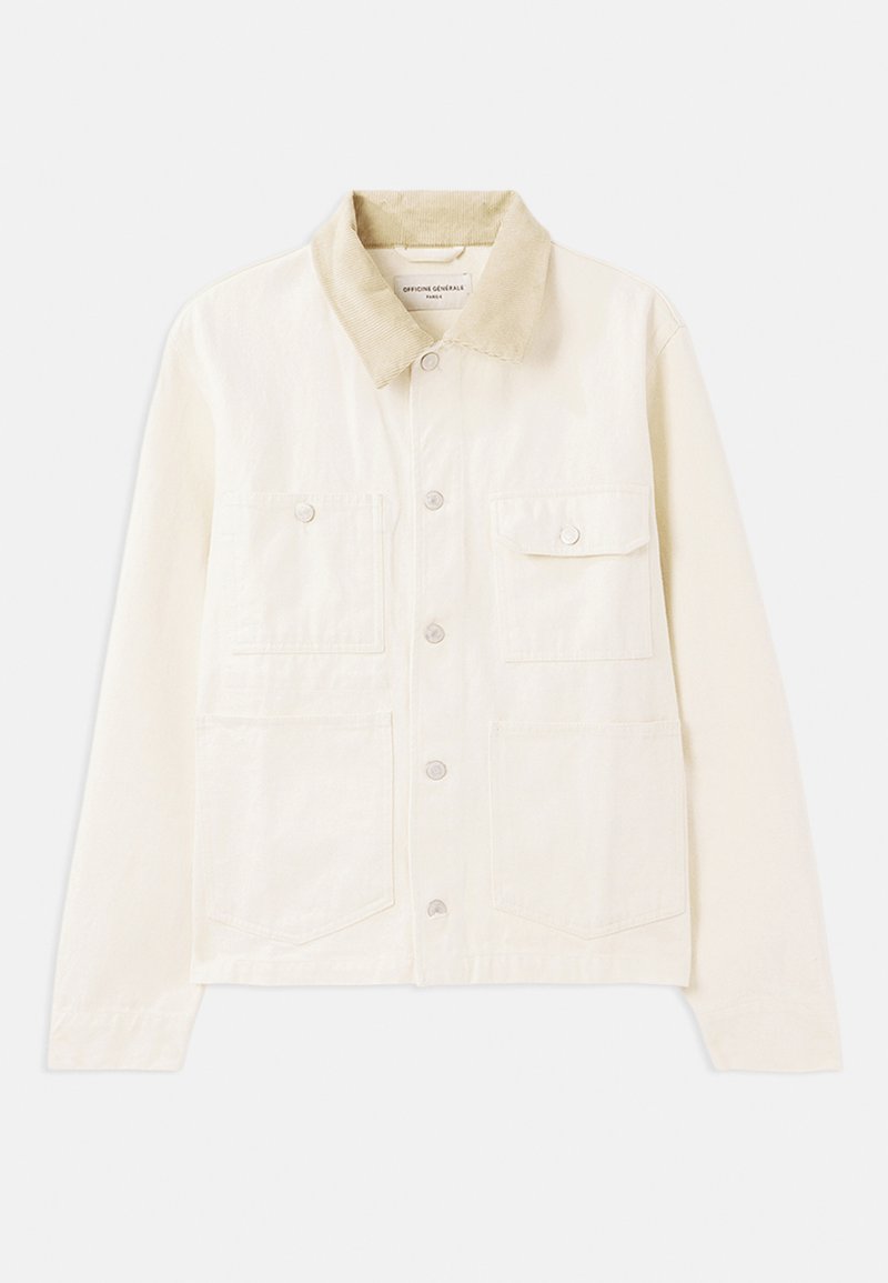 OFFICINE GENERALE Spijkerjas beige OFFICINE GENERALE Spijkerjas beige