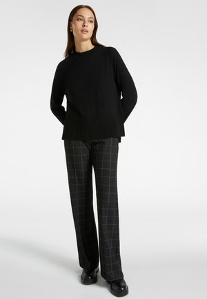 GIROCOLLO SOFT TOUCH - Maglione - nero