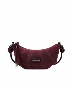 PEQUEÑO CON CREMALLERA - Bandolera - burdeos