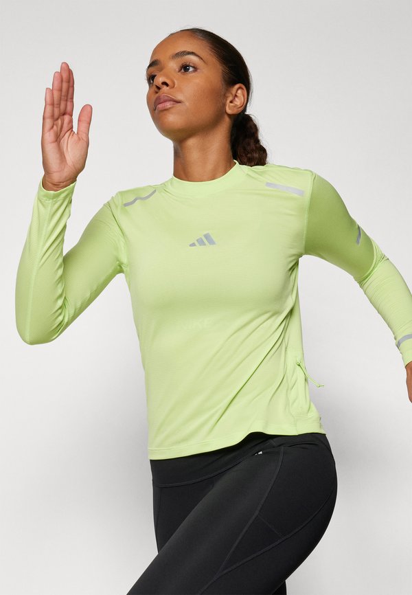 ULTIMATE REFLECTIVE LONG SLEEVE LONG-SLEEVE - Long sleeved top - pulse lime3