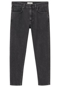 Mango Vaqueros rectos - black denim