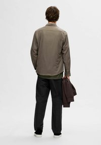 Selected Homme SLIMOWEN-BRUSHED NOOS - Overhemd - morel