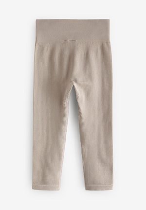 HIGH WAISTED - Pajkice – hlače - beige