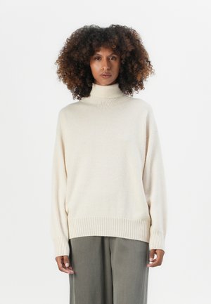 ROLL NECK SWEATER RELAXED FIT - Trui - champagne