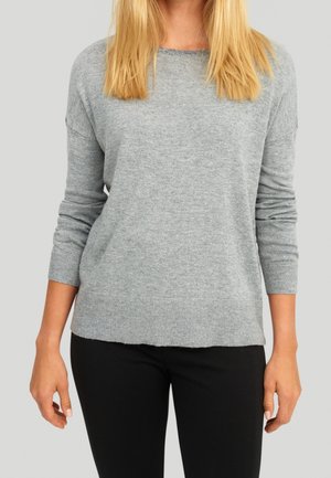 Stickad tröja - grey