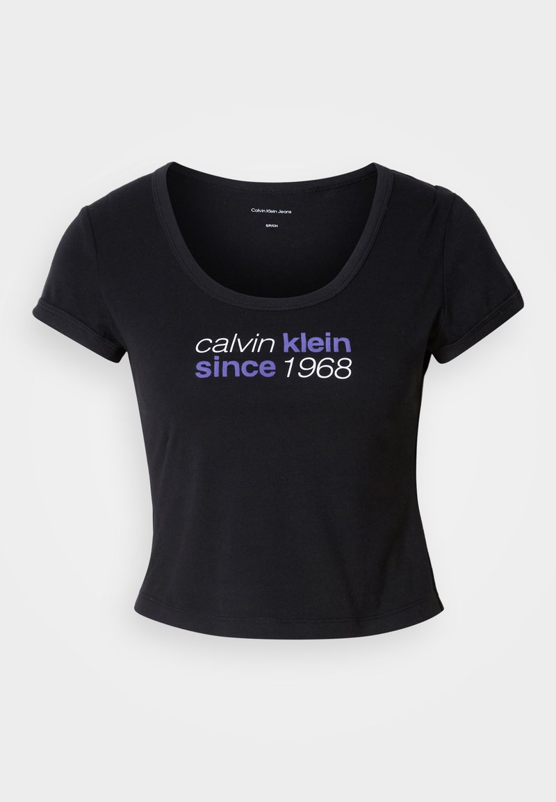 Calvin Klein Jeans T-shirt print zwart
