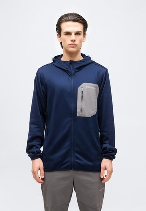TALL HEIGHTS™ GRID FULL ZIP - Sudadera con cremallera - collegiate navy/city grey