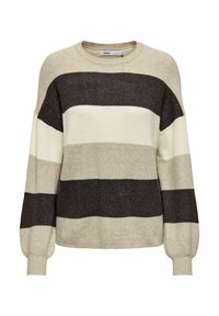 ONLATIA STRIPE - Pulover - chocolate torte