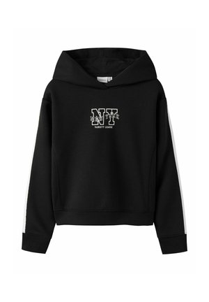 NKFNAPES LS SH WH UNB - Sweatshirt - black