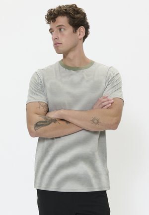 JEREMY - T-shirt med print - light army