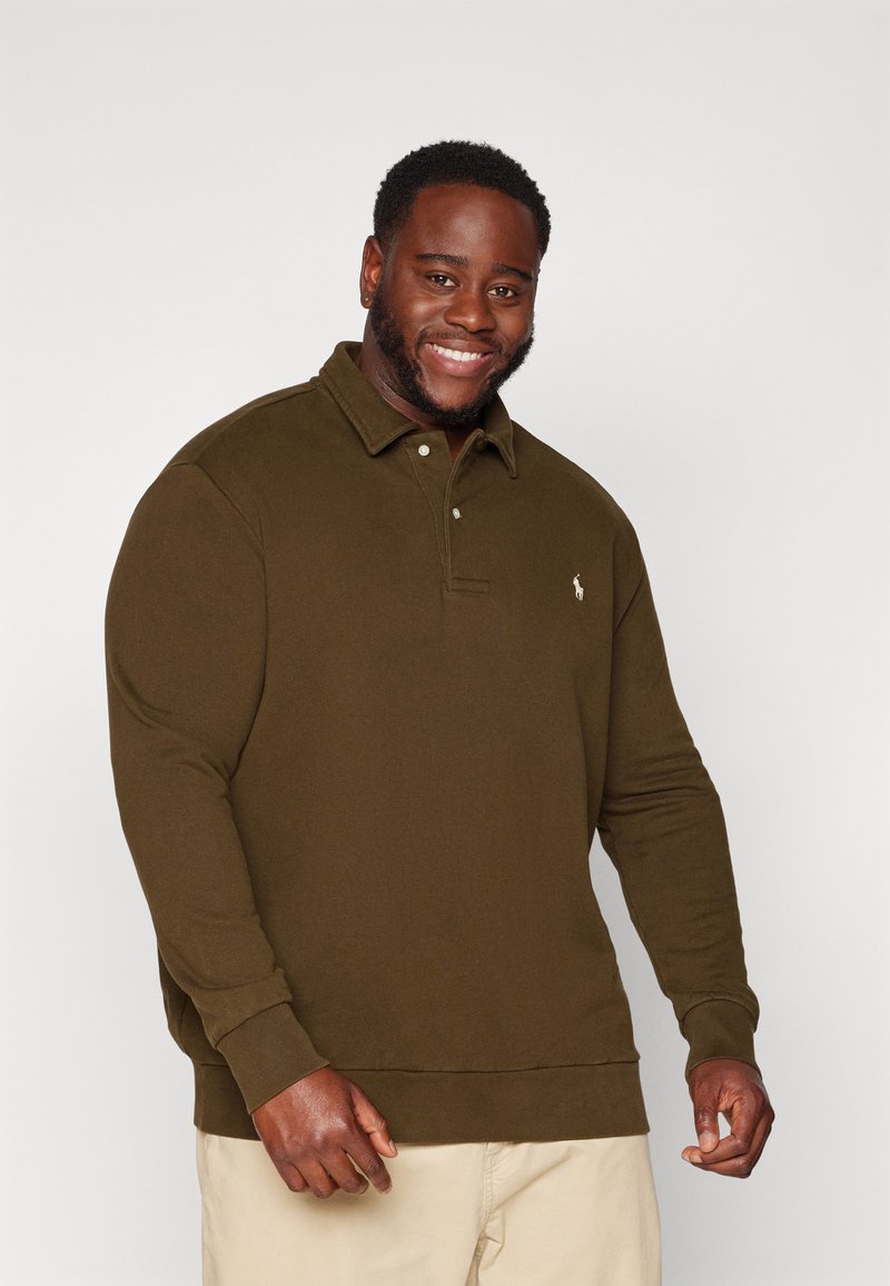 Polo Ralph Lauren Big & Tall LOOPBACK FLEECE COLLARED SWEATSHIRT - Sudadera - dark loden