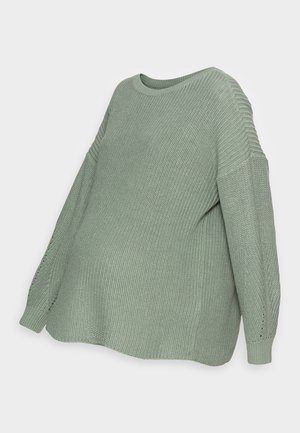 Strickpullover - green