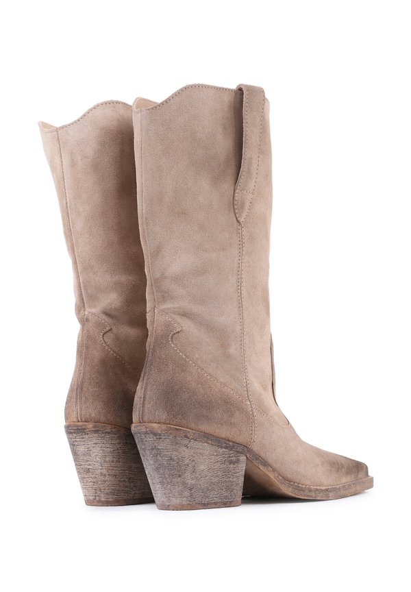 KY-RIE - Cowboy/Biker boots - oatmilk3