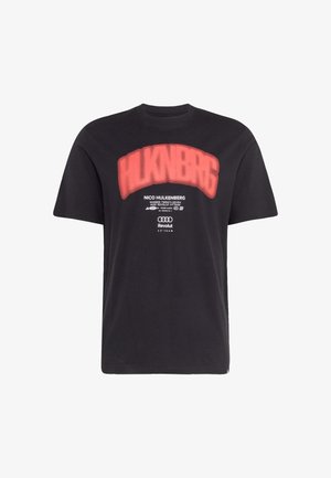 adidas Performance, ADIDAS PERFORMANCE AUDI FORMULA ONE TEAM NICO HULKENBERG GRAPHIC I TEE - T-shirt imprimé - black