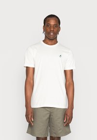 Selected Homme - WILDER NECK TEE CAMP - T-shirt basique - cloud dancer Image miniature 1