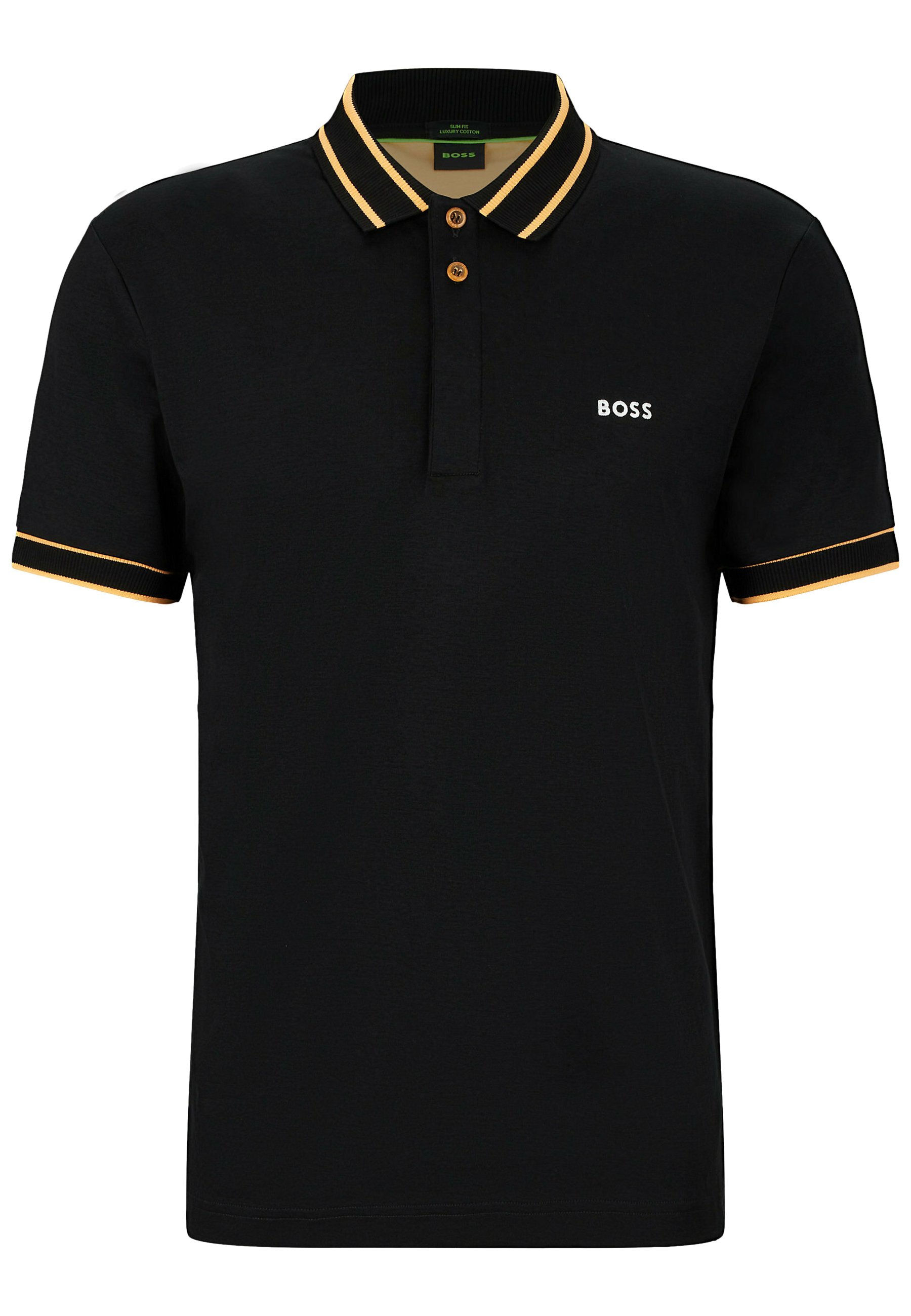 BOSS PAULE - Poloshirt - black one/zwart - Zalando.nl
