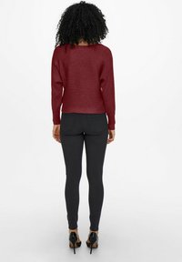 ONLY ONLADALINE LIFE NOOS - Strikkegenser - cabernet