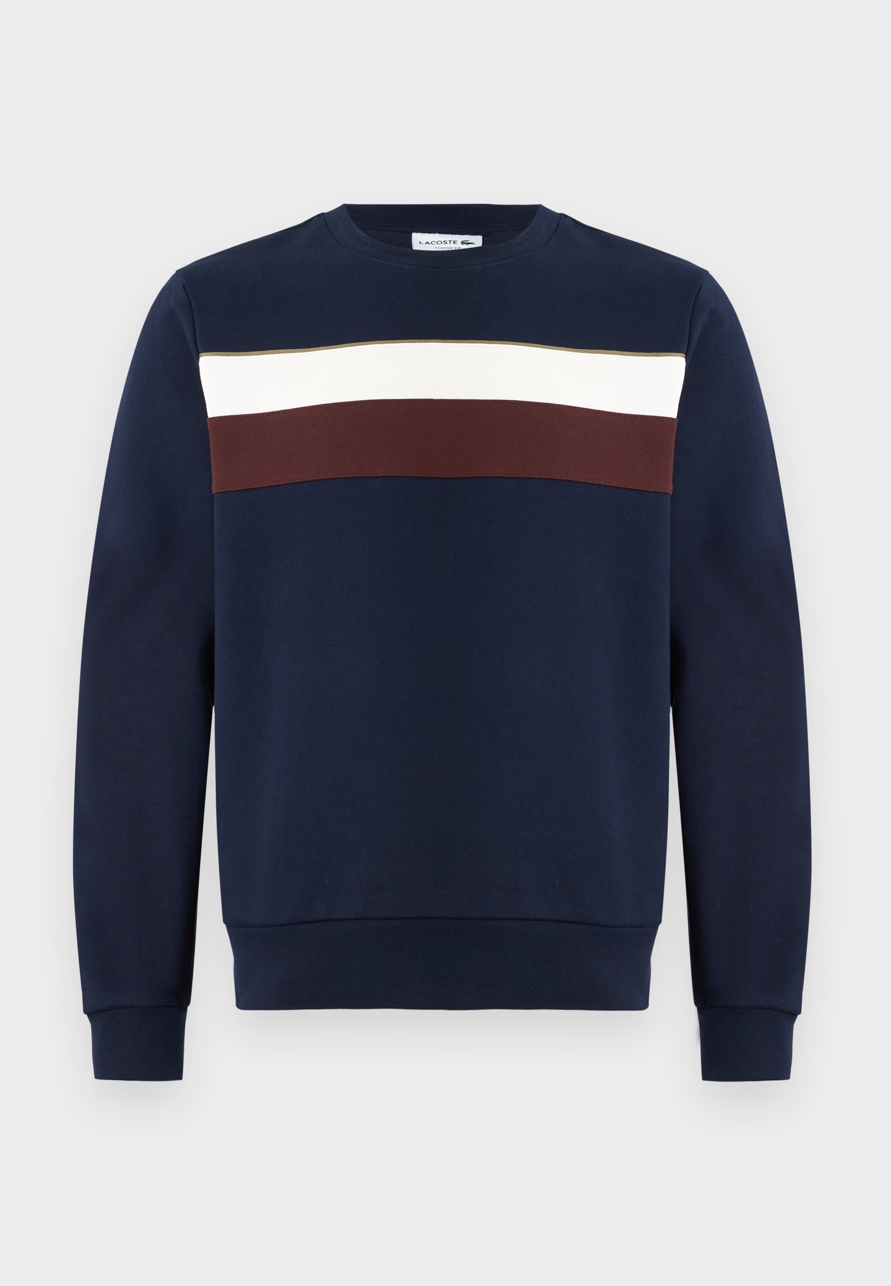 Lacoste Sweatshirt - navy blue/flour/red vermouth/dark blue