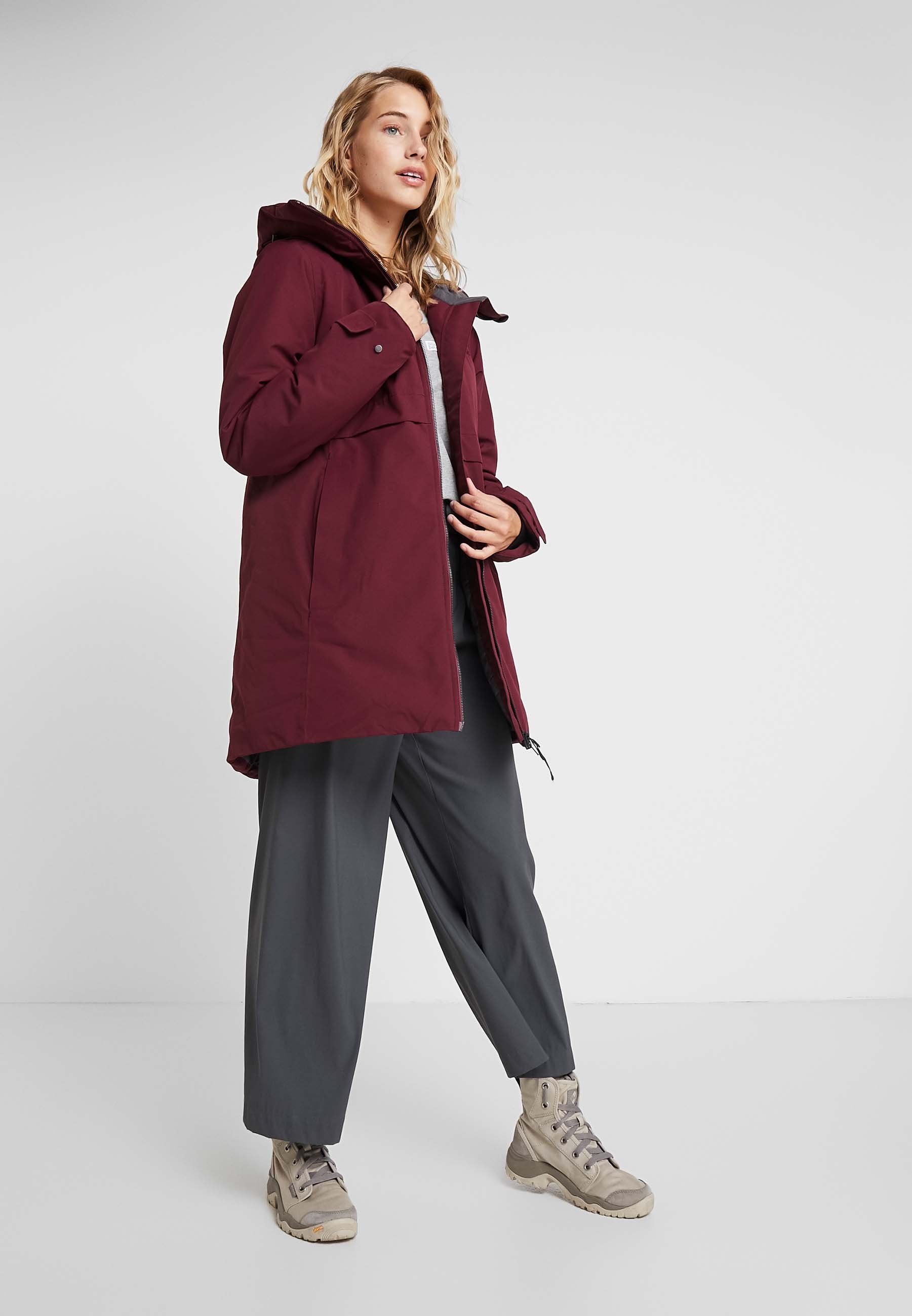 Didriksons HELLE Parka anemon red Zalando.no Didriksons HELLE Parka anemon red Zalando.no