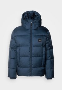 HOODED QUILT PUFFER - Χειμωνιάτικο μπουφάν - ink