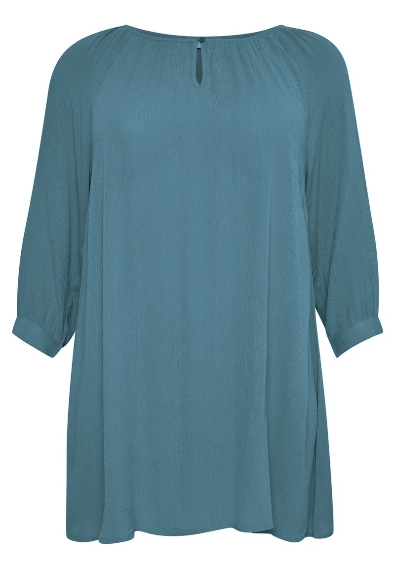 Kaffe Curve Blouse blauw denim/bluedenim