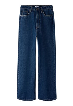 TWO SOON Traperice opuštenog kroja - dark blue denim