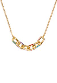 Singularu LINK RAINBOW ENAMEL - Collar - gold-coloured