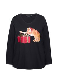 Ulla Popken Langarmshirt - black