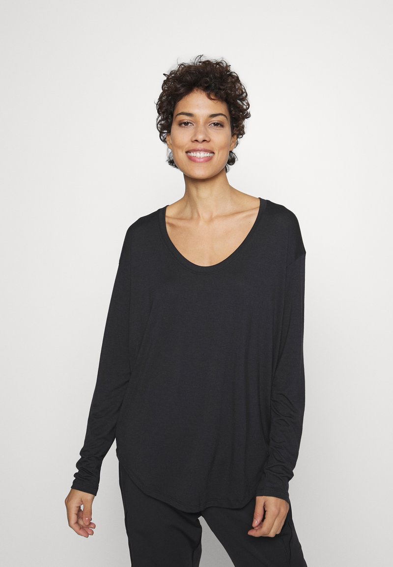 Athleta CLOUDLIGHT STRATUS Long sleeved top black Zalando.de