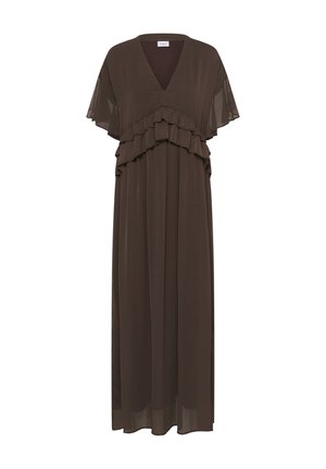 Saint Tropez, SZLINDZY - Vestido largo - chocolate brown
