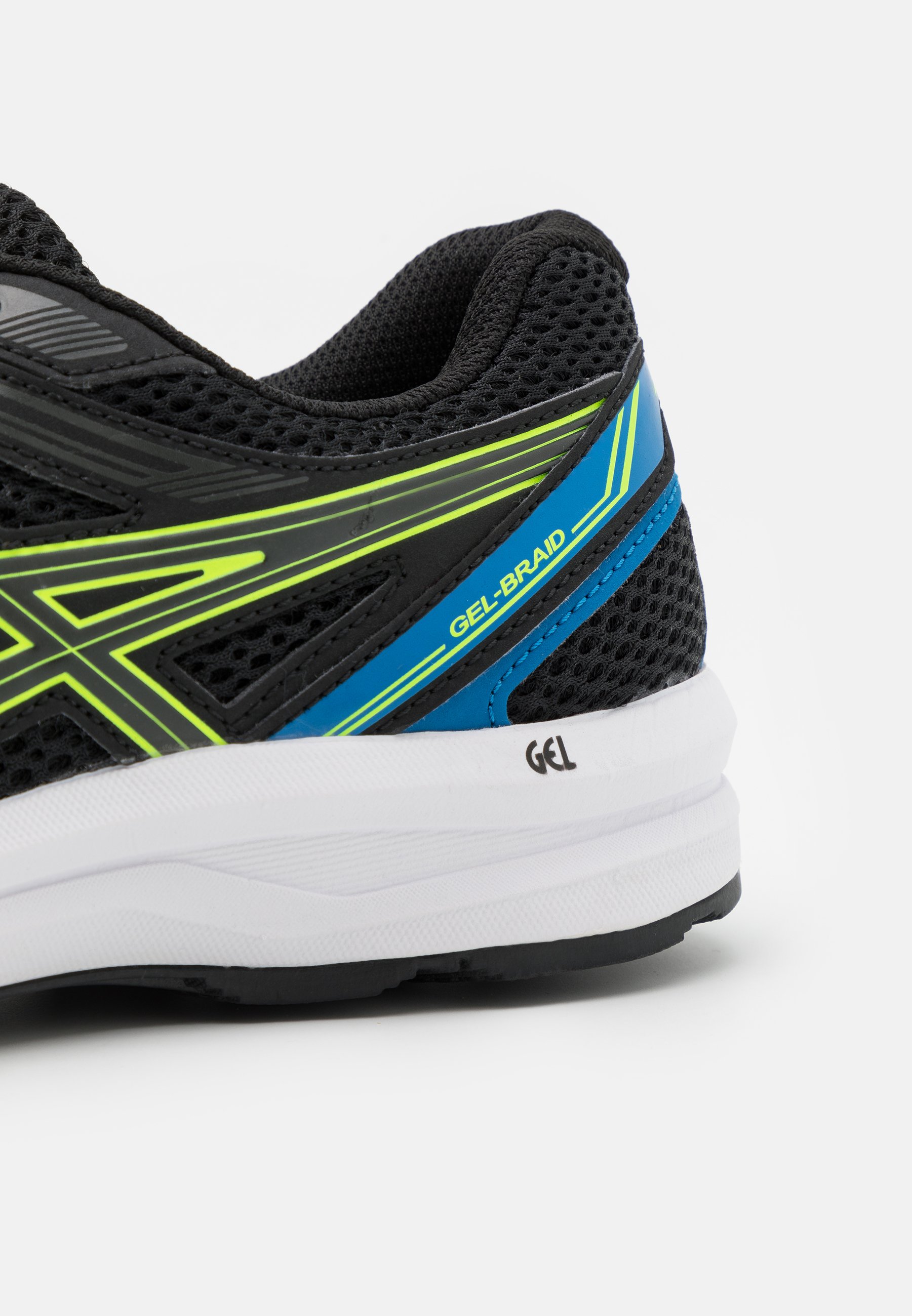 ASICS GEL-BRAID - Zapatillas de running neutras - black/graphite grey/negro  - Zalando.es