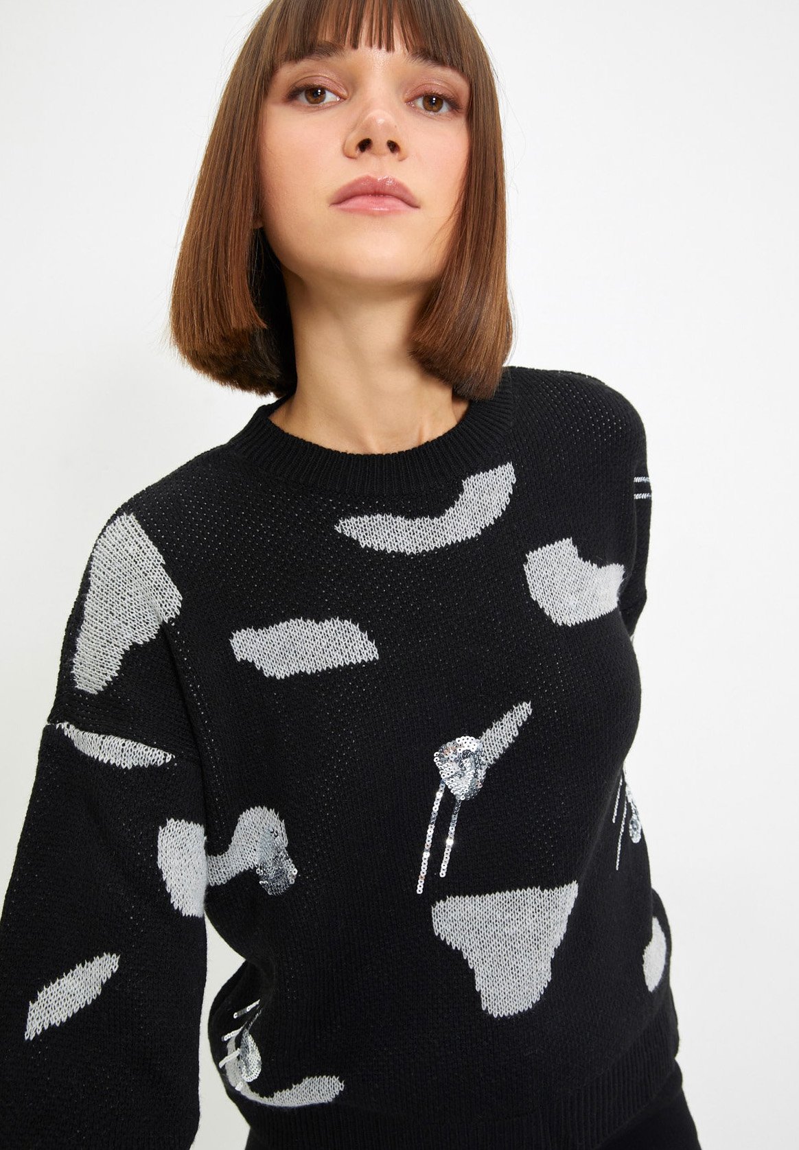 Trendyol Džemperis - black/juoda - Zalando.lt