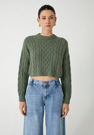 Koton CABLE - Jumper - green