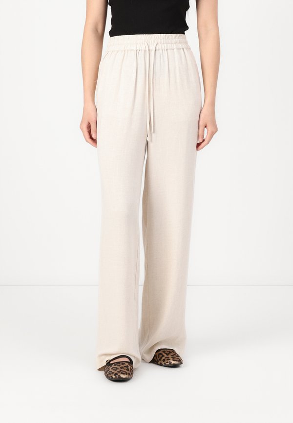 SLFVIVA GULIA LONG SUN - Trousers - sandshell
